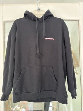 Ford Black Hoodie with Small Red Accent Logo